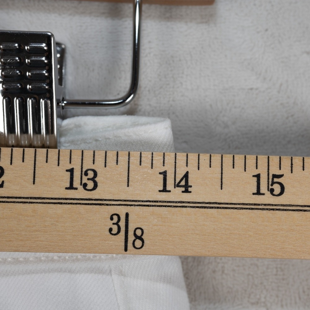 Tory Burch White High Rise Button Fly Embroidered Flower Cropped‎ Jeans Size 27 - Picture 5 of 16